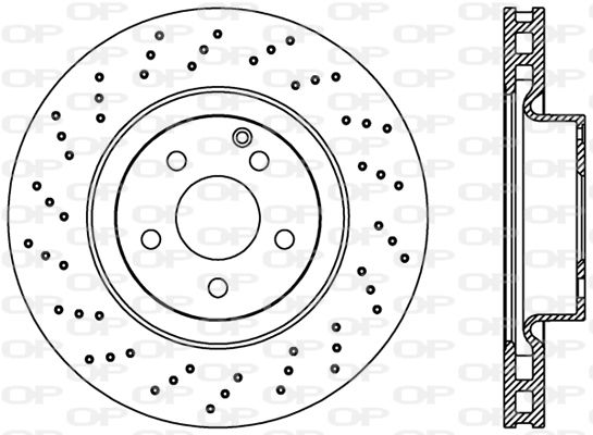 OPEN PARTS Тормозной диск BDR2373.25